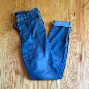 Joe Fresh Blue Boyfriend Jeans with Rolled Ankles